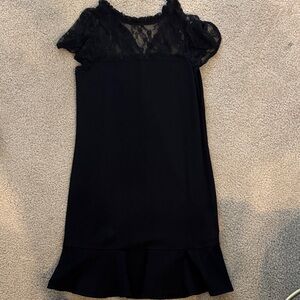 Bobeau Black Lace Dress